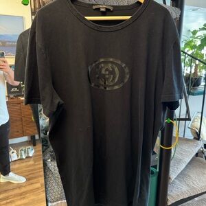 Gucci Black Logo Short Sleeve Tee